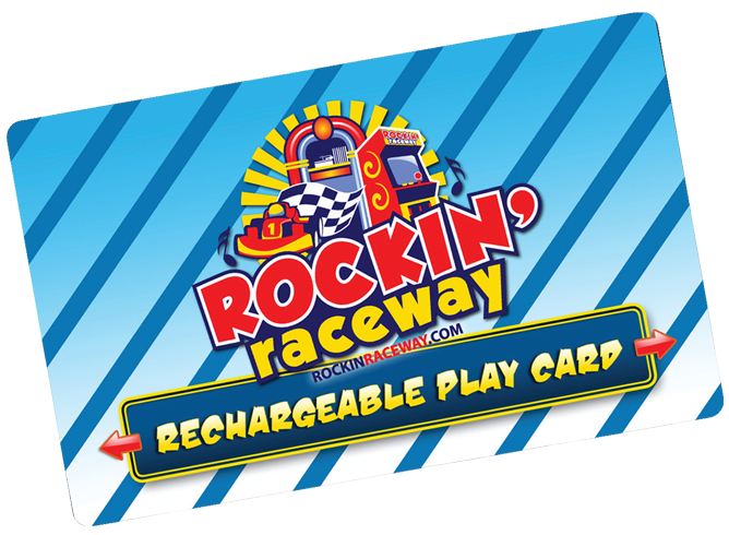 Rockin' Raceway rechargeable play card